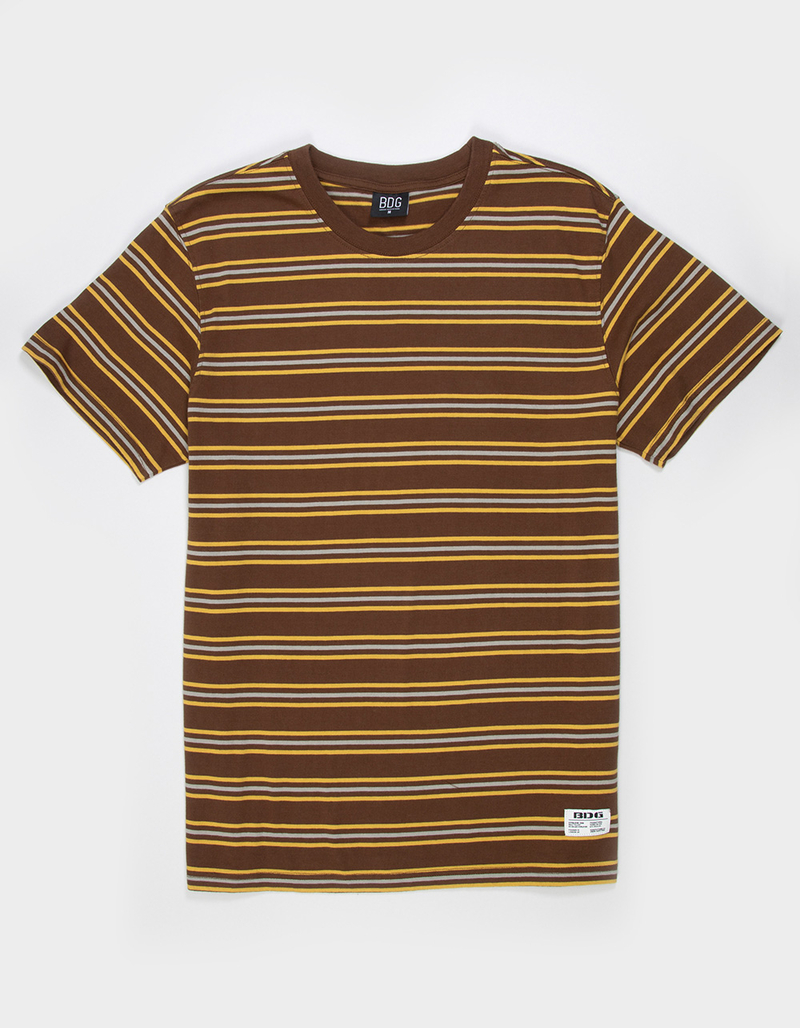 BDG Urban Outfitters Multi Stripe Mens Tee image number 1