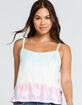 VOLCOM Sure Burt Tie Dye Womens Tank image number 1