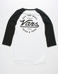 VANS Team Van Doren Raglan Mens T-Shirt image number 1