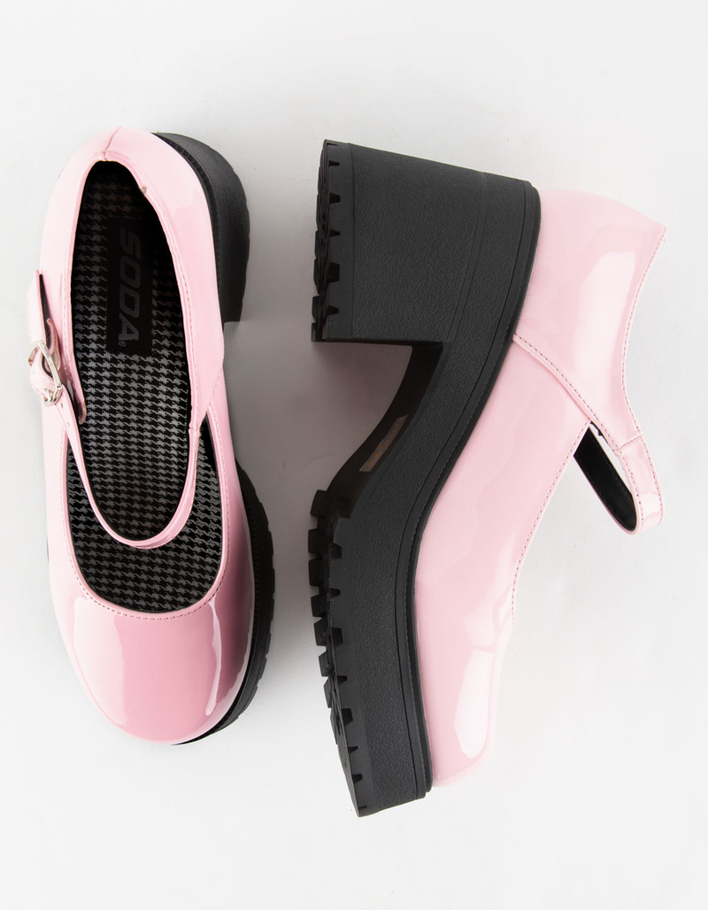 SODA Mary Jane Womens Platform Heel image number 4