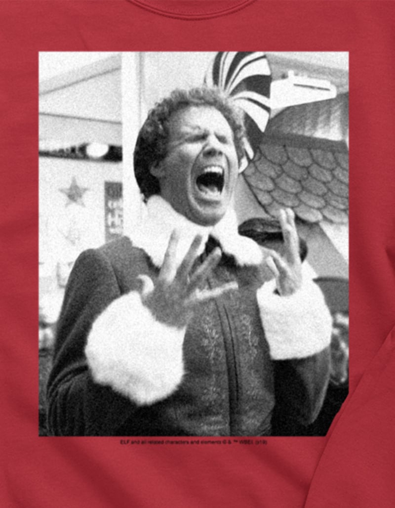 ELF Screaming Buddy Unisex Crewneck Sweatshirt image number 1