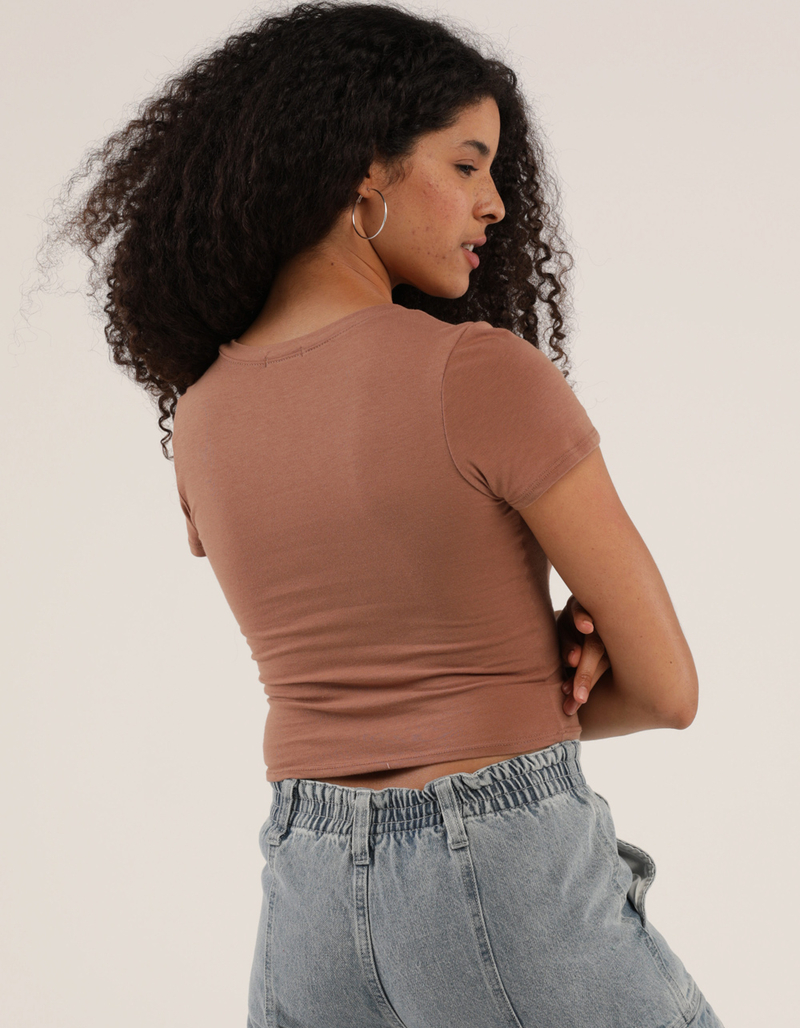 BOZZOLO V-Neck Womens Tee image number 2