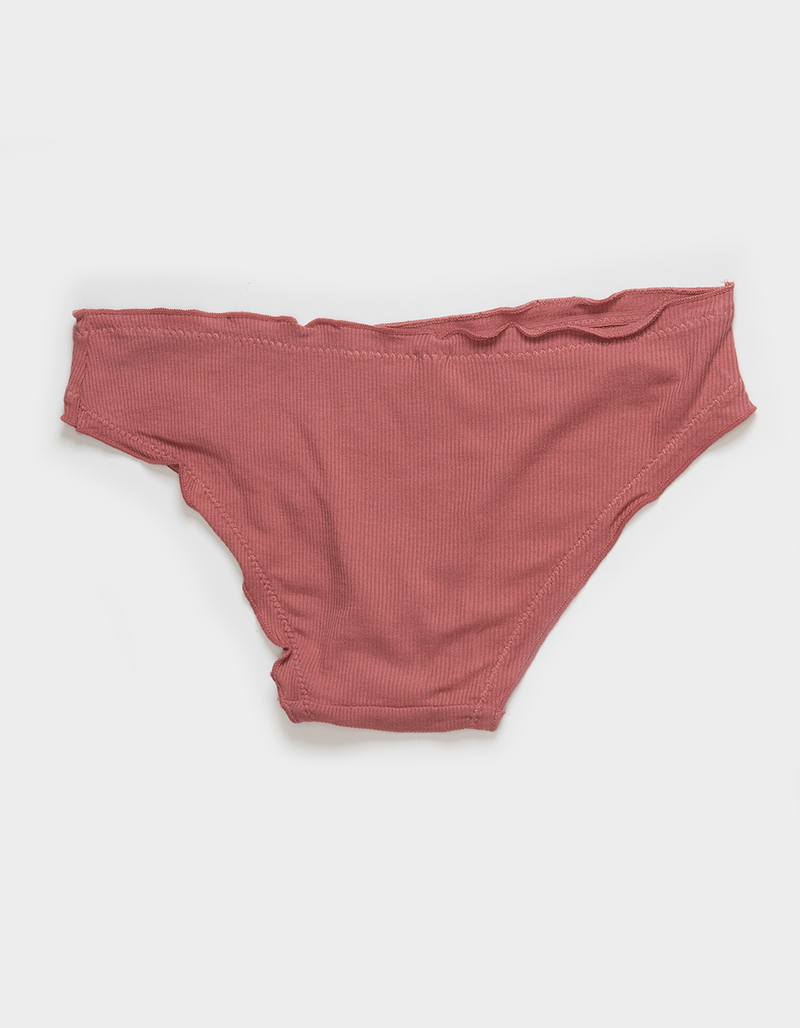 FULL TILT Rib Lettuce Edge Bikini Panties image number 1