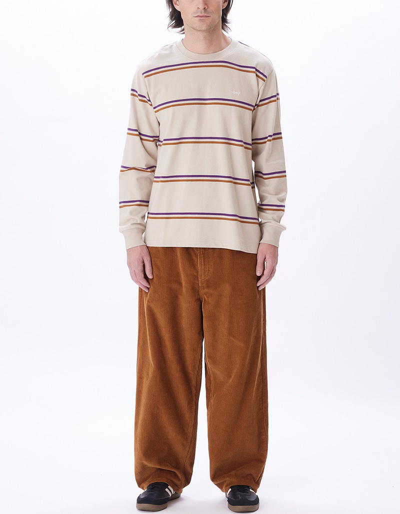 OBEY Warren Mens Stripe Tee image number 4