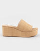 BAMBOO Beyond Womens Wedge Sandals image number 1