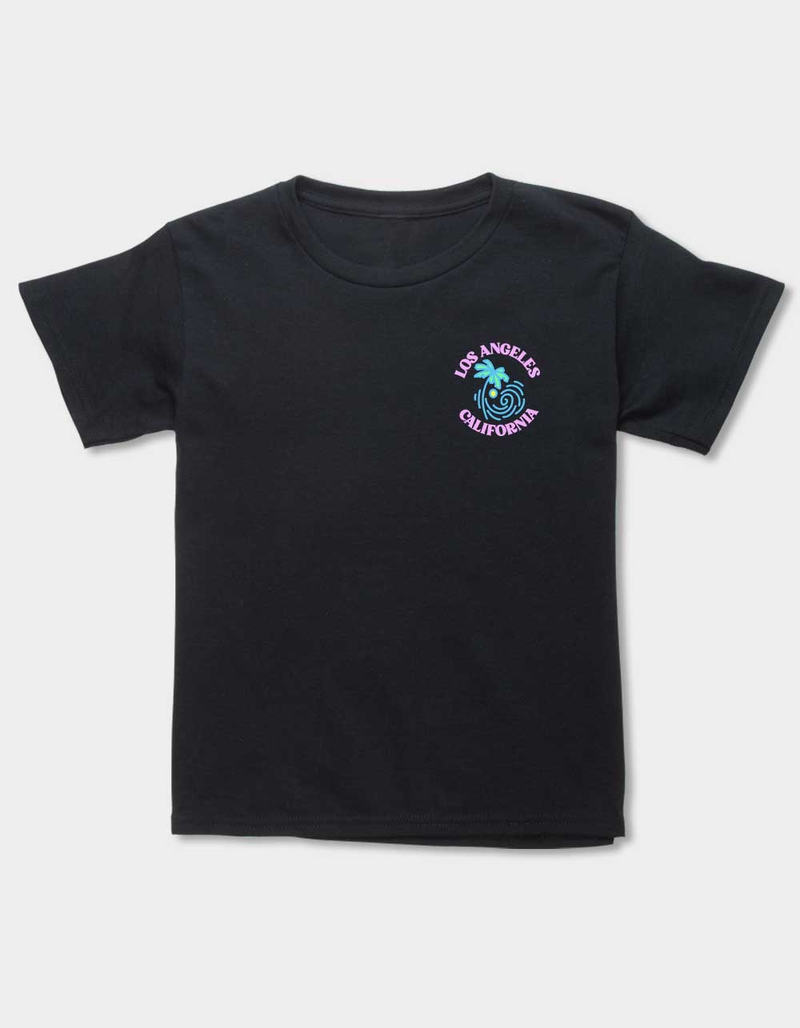 LOS ANGELES Wave Swirl Unisex Kids Tee image number 0