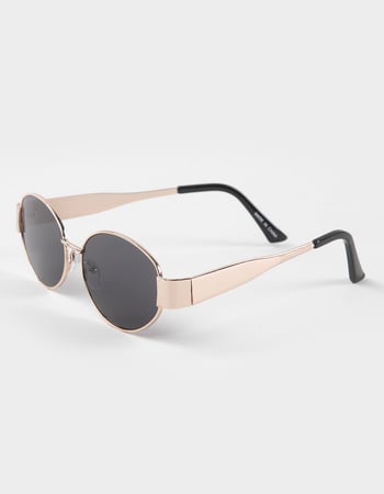 RSQ Oval Metal Sunglasses Primary Image