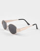 RSQ Oval Metal Sunglasses image number 1