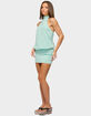 EDIKTED Milah Striped Halter Neck Mini Dress image number 2