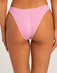 DAMSEL Texture High Leg Bikini Bottoms image number 3