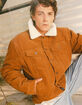 RSQ Mens Corduroy Sherpa Trucker Jacket image number 7