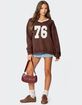 EDIKTED 76 Oversized V-Neck Sweater image number 2