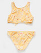 ROXY Colorful Party Reversible Crop Top Girls Bikini Set image number 2