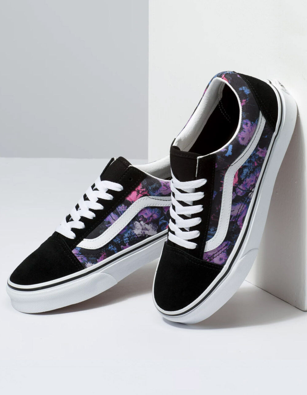 vans old skool warped floral