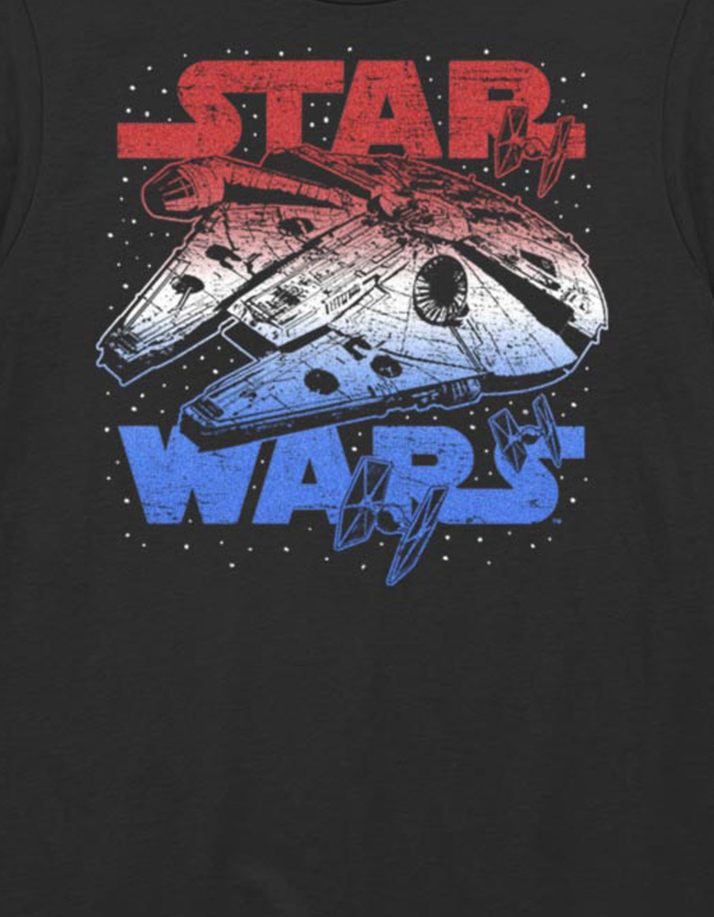 STAR WARS Star Spangled Falcon Unisex Tee image number 1