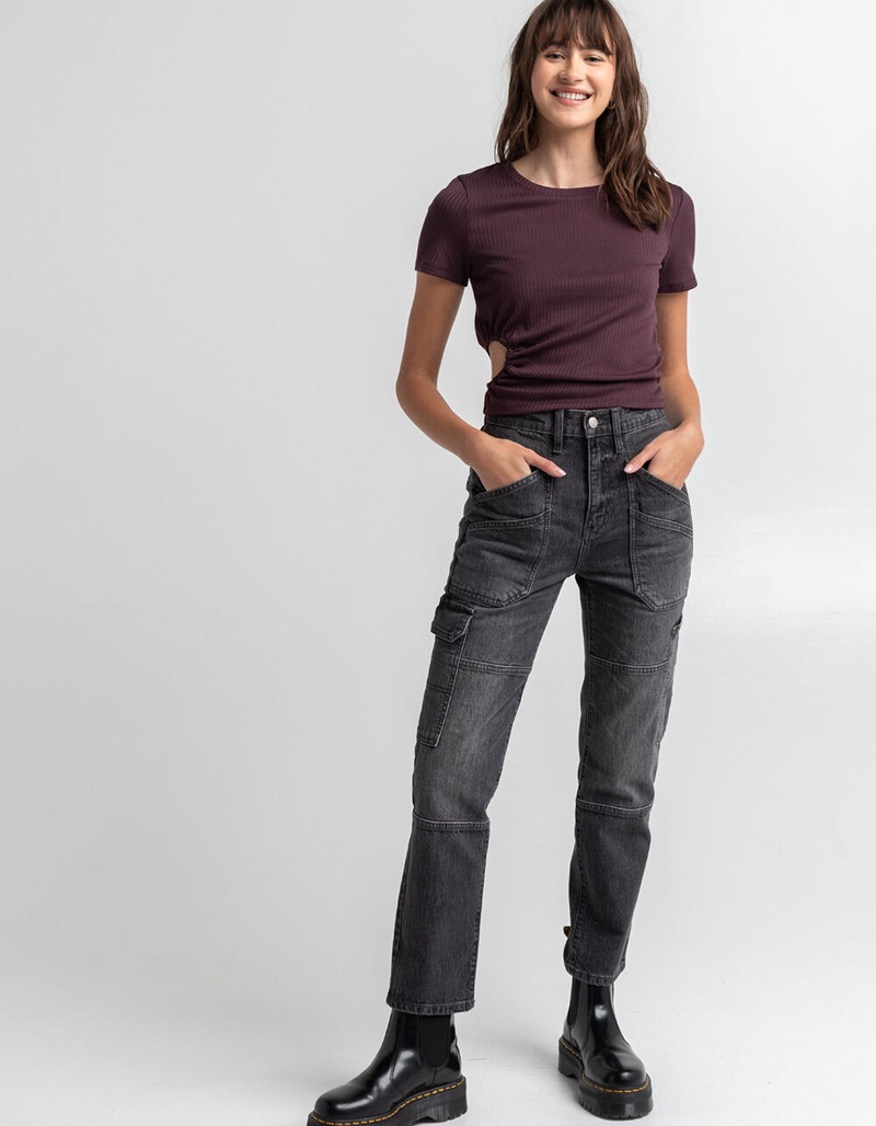 DAZE Cargo Straight Jeans image number 0