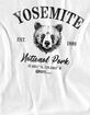 YOSEMITE National Park Bear Icon Girls Tee image number 2