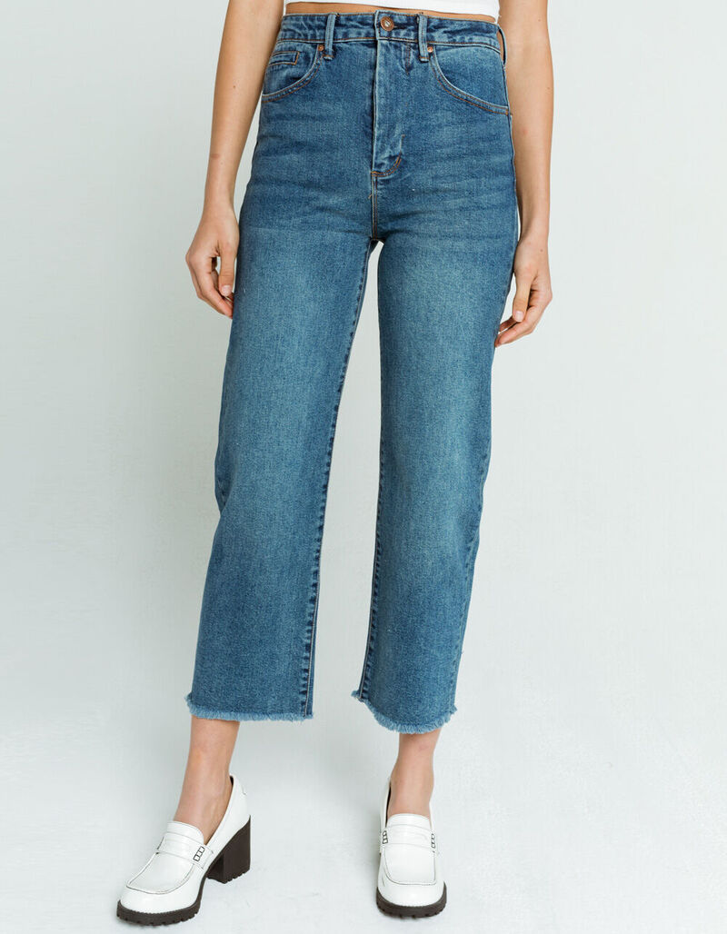 WEST OF MELROSE High And Mighty Wide Leg Womens Jeans - DENIM - 384454800