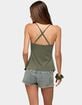 EDIKTED Kirstine Bead Patch Tank Top image number 3