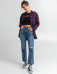 ROXY Turn It Up Check  Womens Flannel Shirt image number 4