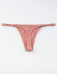 FULL TILT Basic Micro Dusty Pink Thong image number 2