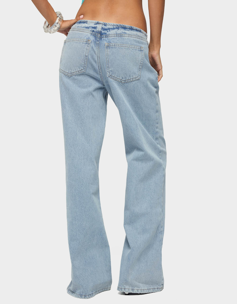 EDIKTED Veya Low Rise Baggy Jeans image number 2