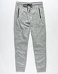 BURNSIDE Seamed Heather Gray Mens Jogger Pants image number 1