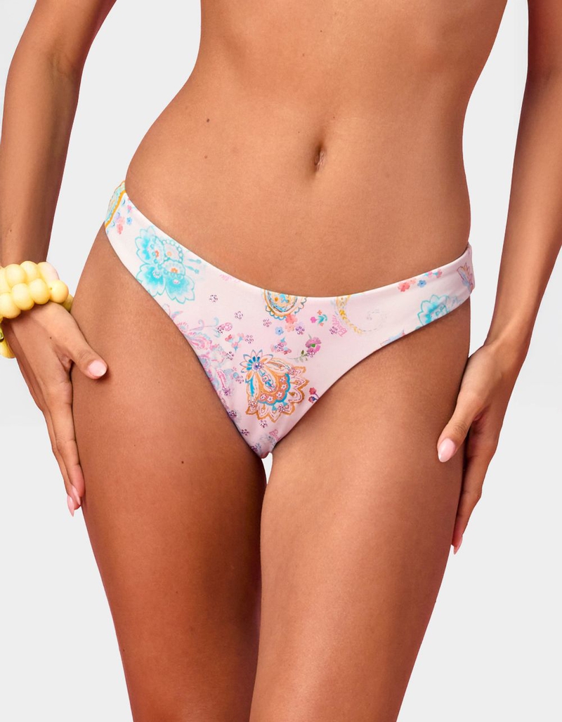 EDIKTED Barbie&trade; Paisley Bikini Bottom image number 0