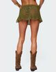 EDIKTED Mabelle Crochet Mini Skirt image number 5