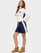 EDIKTED Contrast Nylon Bermuda Shorts image number 4