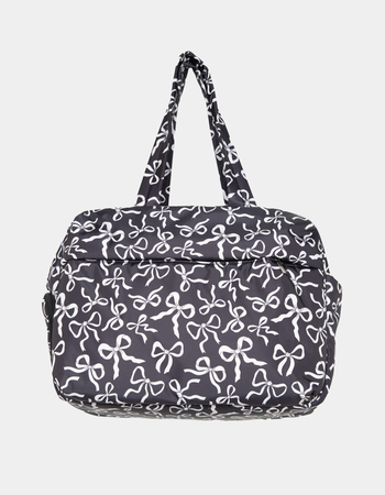 KATYDID Bows All Over Weekender Bag Primary Image