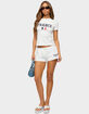 EDIKTED France Low Rise Micro Shorts image number 5