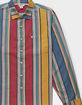 GUESS ORIGINALS Multi Stripe Mens Button Up Shirt image number 2