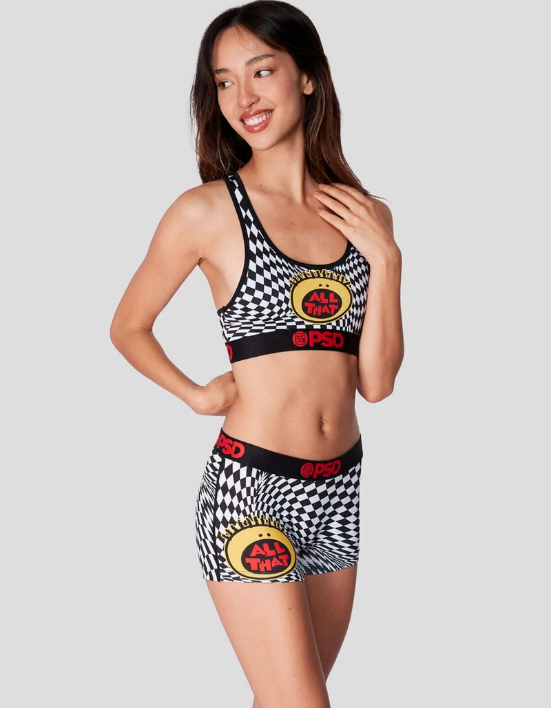PSD All That Checker Womens Boyshorts image number 1