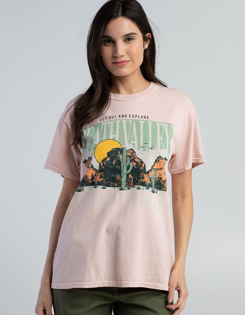 FULL TILT Death Valley Womens Oversized Tee image number 1