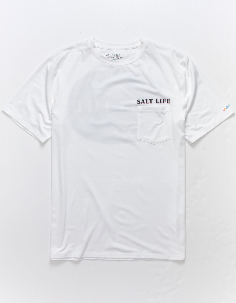 SALT LIFE Rogue Badge Mens UV Pocket Tee image number 1
