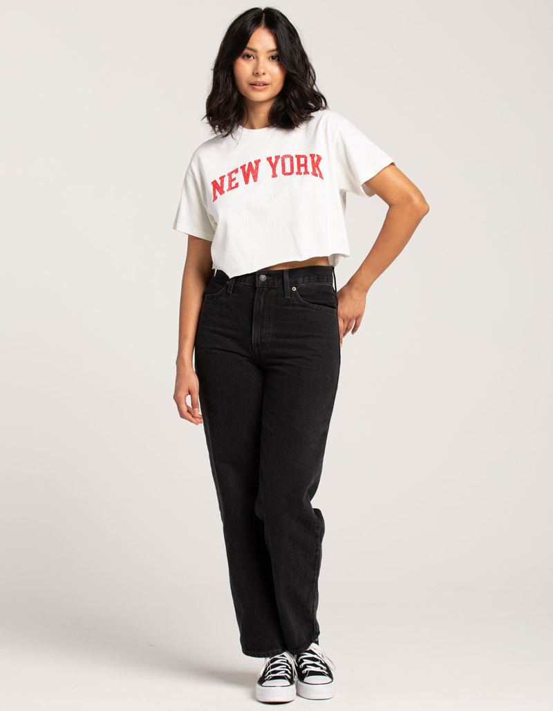 FULL TILT New York Womens Crop Tee image number 3