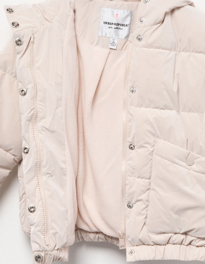 URBAN REPUBLIC Hooded Girls Puffer Jacket image number 1