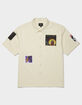 HUF x Stax Patches Mens Button Up Shirt  image number 1