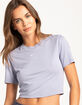 NIKE Sportswear Essential Slim Crop Womens Tee image number 1
