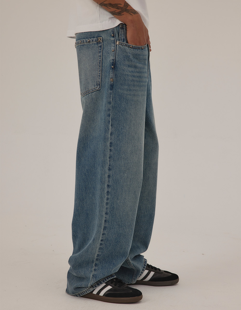 RSQ Studs Mens Extra Baggy Jeans image number 3