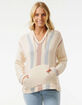 RIP CURL High Tide Womens Stripe Poncho Hoodie image number 1