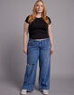 RSQ Womens Low Rise Baggy Jeans image number 5