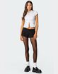 EDIKTED Kera Tailored Micro Shorts image number 2