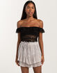 WEST OF MELROSE Ditsy Tiered Womens Shorts image number 1