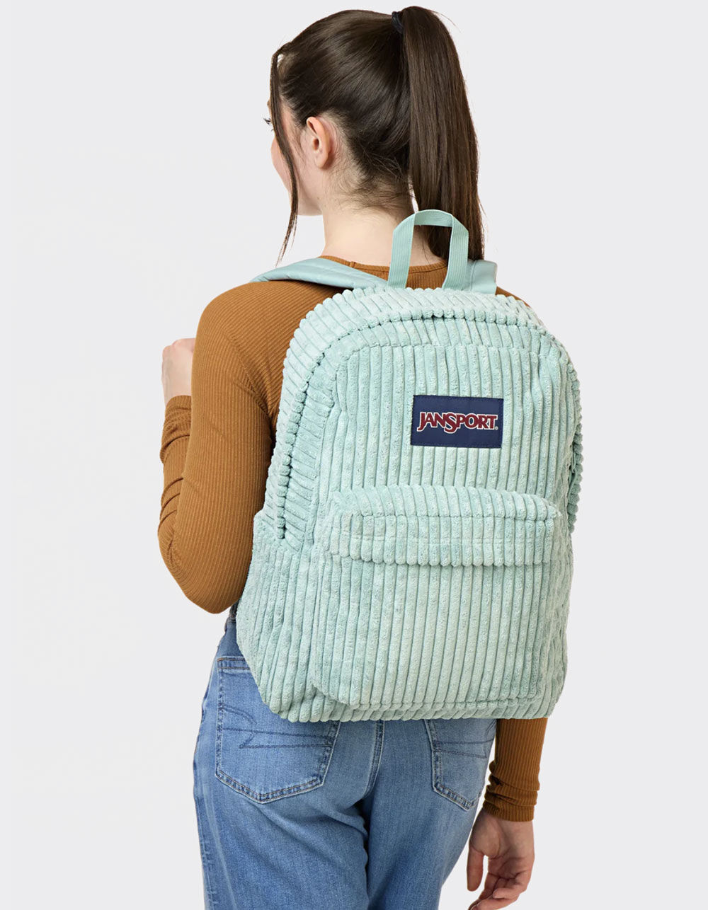 Basketcase Skully / ヤングサグ着用モデル JANSPORT SuperBreak Plus FX Backpack - SURREAL CORDUROY SAGE - ONE