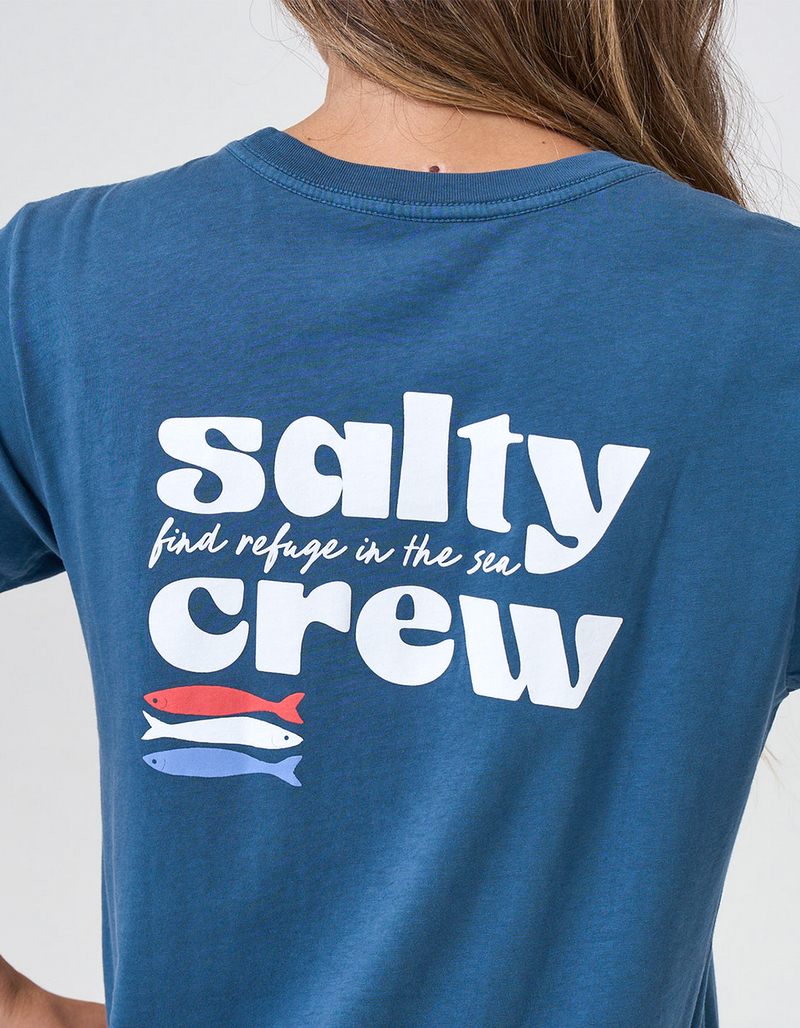 SALTY CREW American Catch Womens Boyfriend Tee image number 3