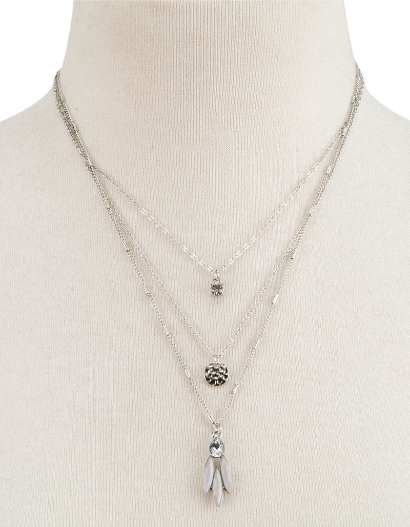 FULL TILT 3 Pack Crystal Necklaces image number 1