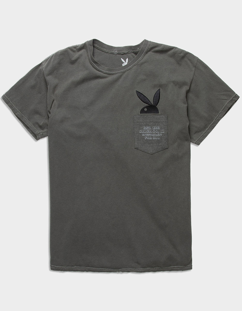 PLAYBOY Bunny Mens Pocket Tee image number 0