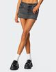 EDIKTED Bev Stretchy Denim Micro Skirt image number 1